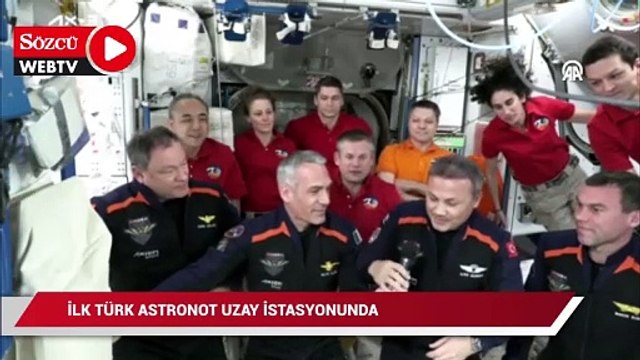 İlk Türk astronot uzay istasyonunda