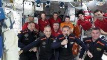 Türk astronot Alper Gezeravcı'dan Uluslararası Uzay İstasyonu'nda ilk mesaj