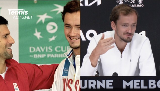 Open d'Australie 2024 - Daniil Medvedev : La première fois que j'ai rencontré Novak Djokovic, j'étais 400e mondial. J'ai l'impression que Novak me traite comme avant