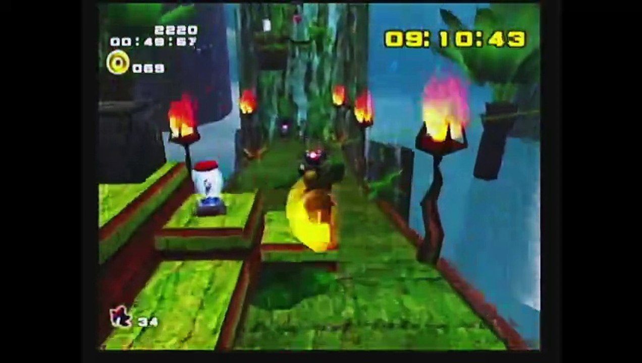 Sonic Adventure 2 Battle White Jungle (Nintendo GameCube EasyCap Capture)