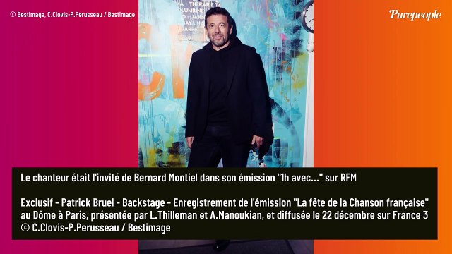 J'aime rappeler... : Patrick Bruel fait une grosse mise au point sur la participation des artistes aux Enfoirés