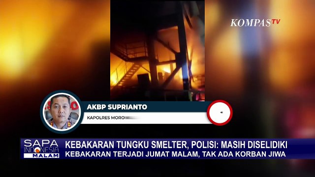 Lagi, Tungku Smelter di Morowali Terbakar, Polisi Masih Selidiki Pemicu Kebakaran
