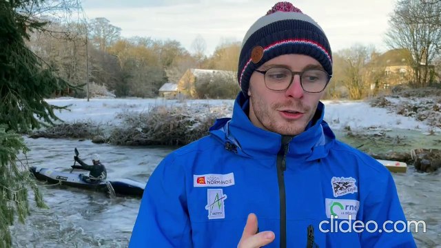 La joie des kayakistes avec les récentes crues dans l'Orne