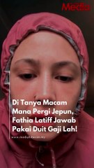Di Tanya Macam Mana Pergi Jepun, Fathia Latiff Jawab Pakai Duit Gaji Lah!