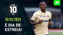 HOJE TEM! São Paulo ESTREIA no Paulistão contra o Santo André; Palmeiras TENTA o TRI! | CAMISA 10