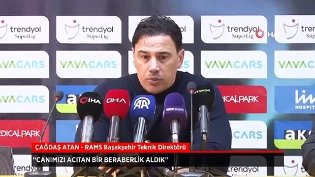 Başakşehir Teknik Direktörü Çağdaş Atan: Canımızı acıtan bir beraberlik aldık