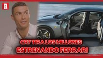 Cristiano Ronaldo estrena el NUEVO FERRARI Purosangue