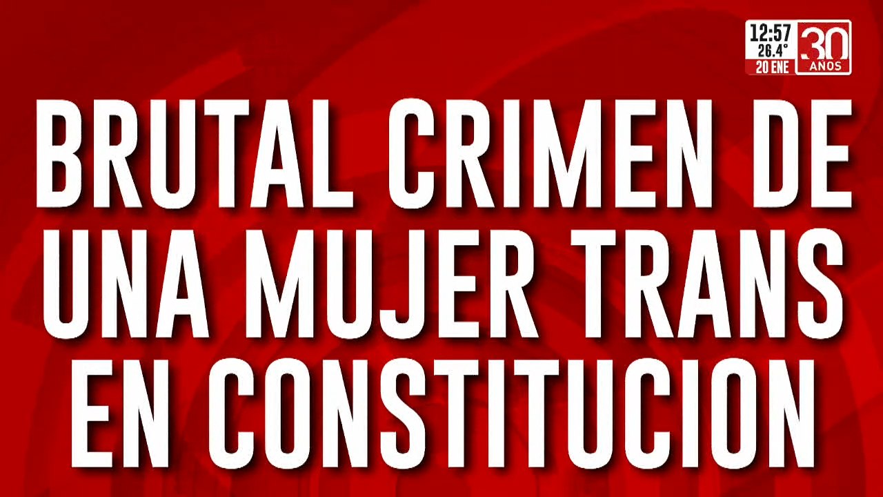 Asesinaron brutalmente a una mujer trans en Constitución