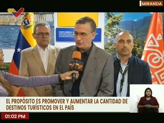 Miranda | Min. Padrón: El turismo es la vanguardia del desarrollo, crecimiento e inclusión social