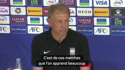 Corée du Sud - Klinsmann : "On apprend de ces matches"