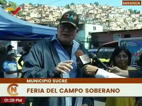 316 Ferias del Campo Soberano desplegados con distribución más de 1400 toneladas de alimentos