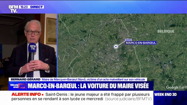 Ce n'est pas normal qu'on en arrive là : Bernard Gérard, maire de Marcq-en-Barœul, a porté plainte après le sectionnement de ses câbles de freinage
