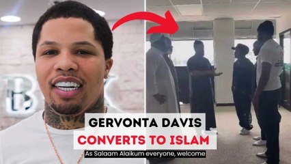 Gervonta Davis Converts to Islam and Becomes a Muslim  #gervontadavis #islam