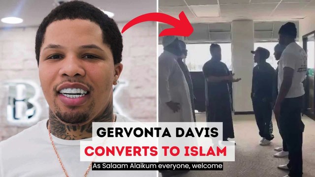 Gervonta Davis Converts to Islam and Becomes a Muslim #gervontadavis #islam