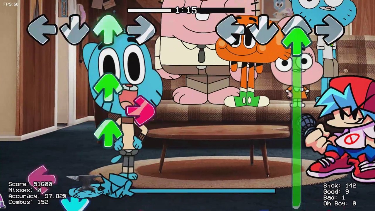 Friday Night Funkin’ VS GUMBAL V1 Walkthrough