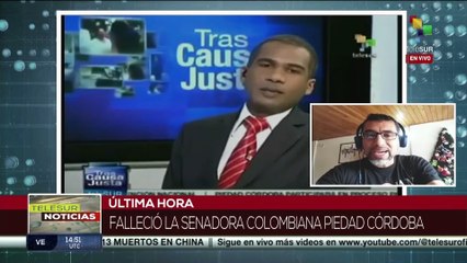 Falleció Senadora colombiana Piedad Córdova