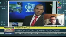 teleSUR Noticias 15:30 20-01: Falleció Senadora colombiana Piedad Córdoba