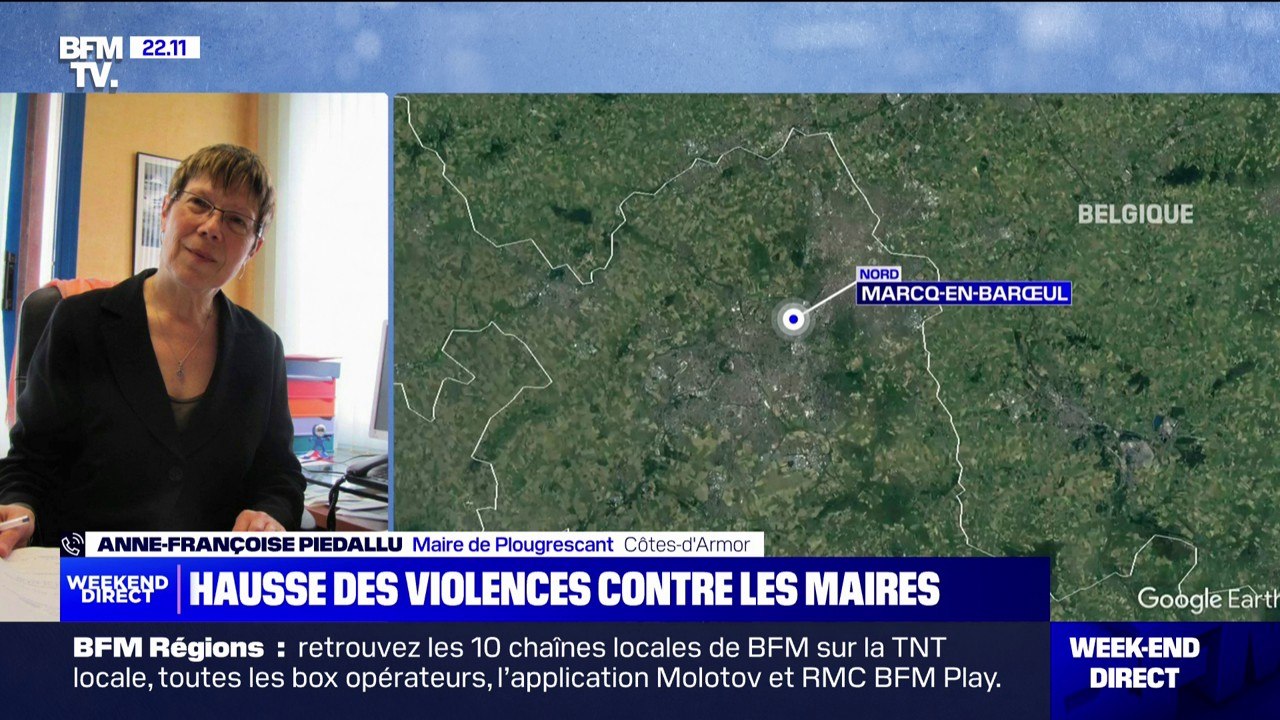 Violences contre les élus: Anne-Françoise Piedallu, maire de Plougrescant, qui avait porté plainte en mai après le sabotage de sa voiture, indique que "l'instruction est toujours en cours"