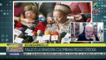 teleSUR Noticias 17:30 20-01: Falleció senadora colombiana Piedad Córdoba