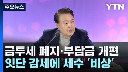 금투세 폐지·부담금 개편...잇단 감세에 세수 '비상' / YTN