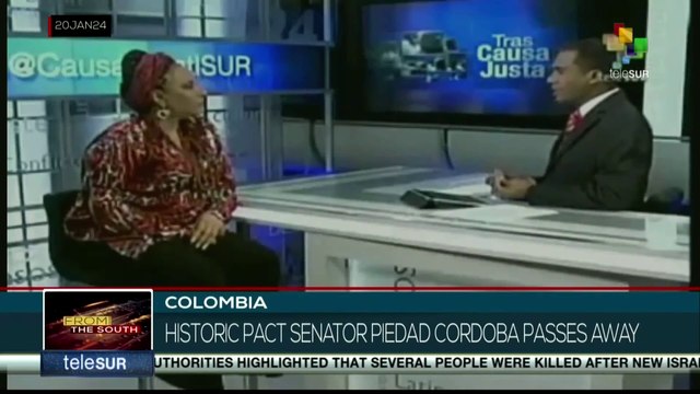 Historic pact senator Piedad Cordoba passes away