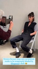 #KristenStewart at Vulture Studios at Sundance!  "How crazy is this flash"