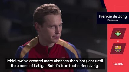 Barca must improve defensive concentration - De Jong