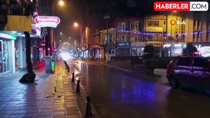 Uzunköprü'de kar yağışı ilçeyi beyaza bürüdü