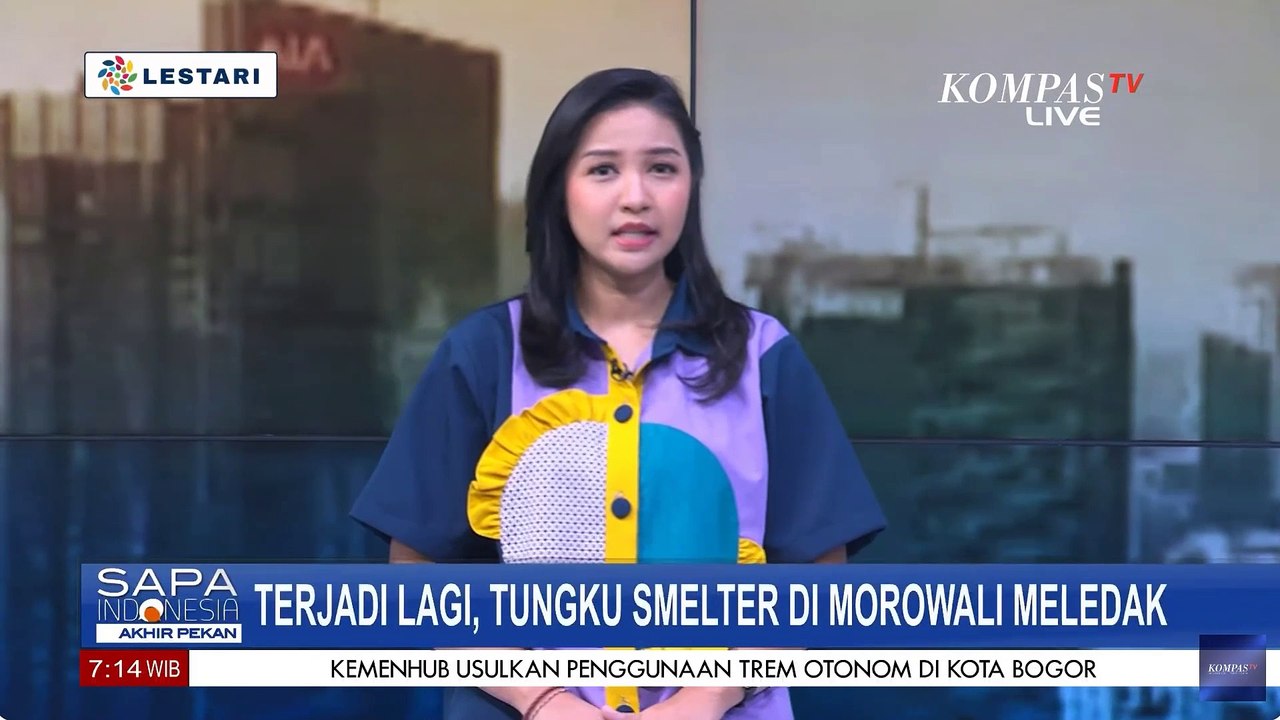 Lagi, Tungku Smelter di Morowali Meledak, IMIP: Kebakaran Smelter Dipicu Luapan Tungku