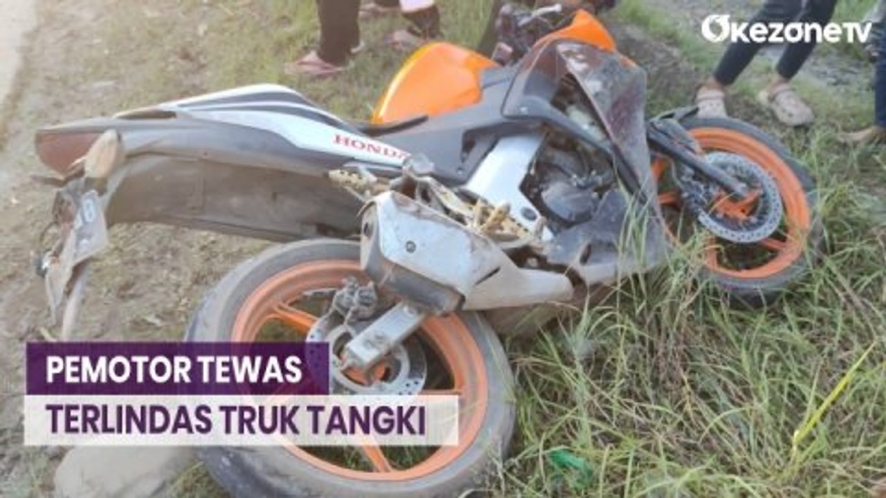 Gagal Nyalip, Pemotor Tewas Terlindas Truk Tangki di Bogor