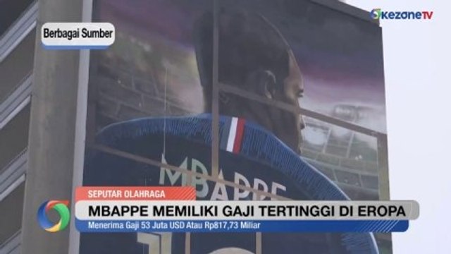 Kylian Mbappe Pesepakbola dengan Gaji Tertinggi di Eropa