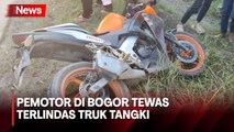 Kecelakaan Maut di Bogor, Pemotor Tewas Terlindas Truk Tangki