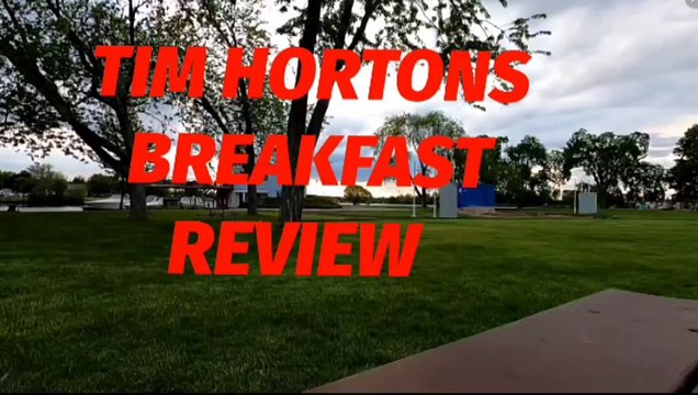 TIM HORTONS Steak & Eggs Breakfast Sandwich Review