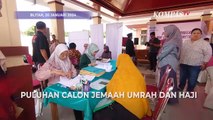 Antusias Calon Jemaah Haji Ikut Perekaman Paspor Simpatik