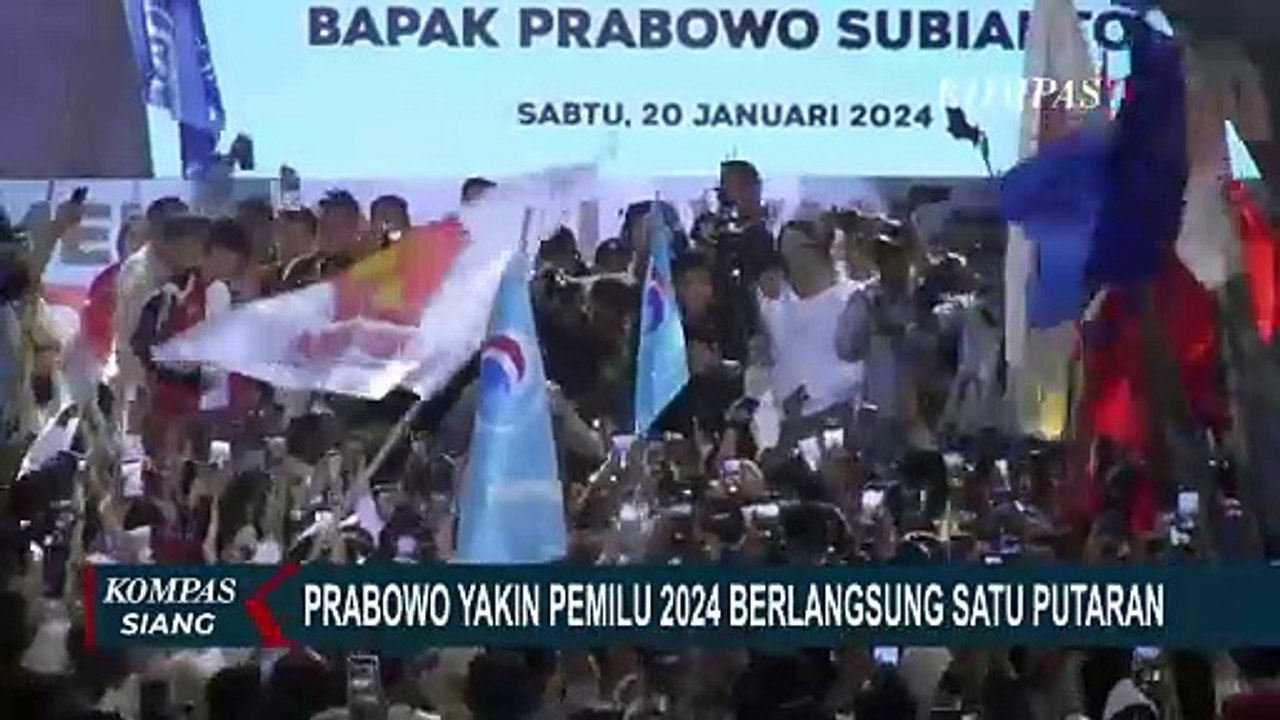 Prabowo Subianto Yakin Pemilu 2024 Berlangsung Satu Putaran