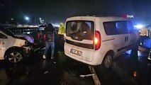 Başakşehir’de 3 aracın karıştığı zincirleme trafik kazası: 1’i ağır 3 yaralı