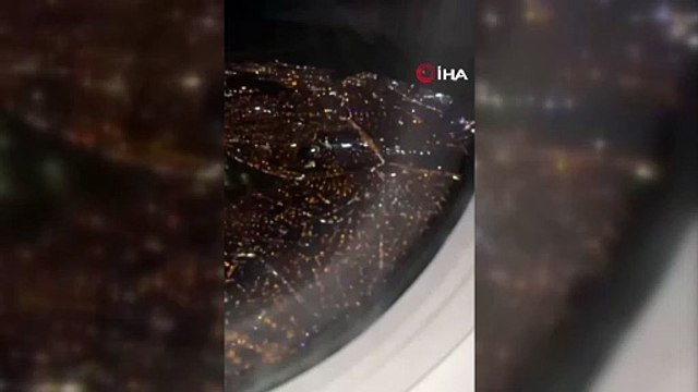 İzmir'de inişe hazırlanan uçağa lazer tuttular.