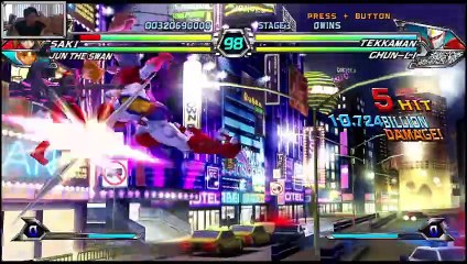 (Wii) Tatsunoko vs. Capcom Ultimate All-Stars - 17 - Saki Omokane and Jun the Swan - 2nd End - Lv 8