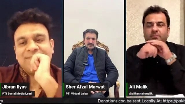 Sher Afzal Marwat's Complete Speech at PTI's Second Virtual Jalsa / PTI Online Jalsa