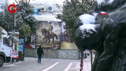 EDİRNE'DE KAR ETKİSİNİ KAYBETTİ