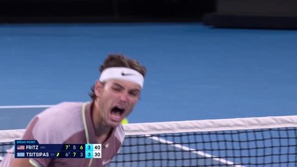 Open d'Australie - Fritz remporte une rude bataille face à Tsitsipas