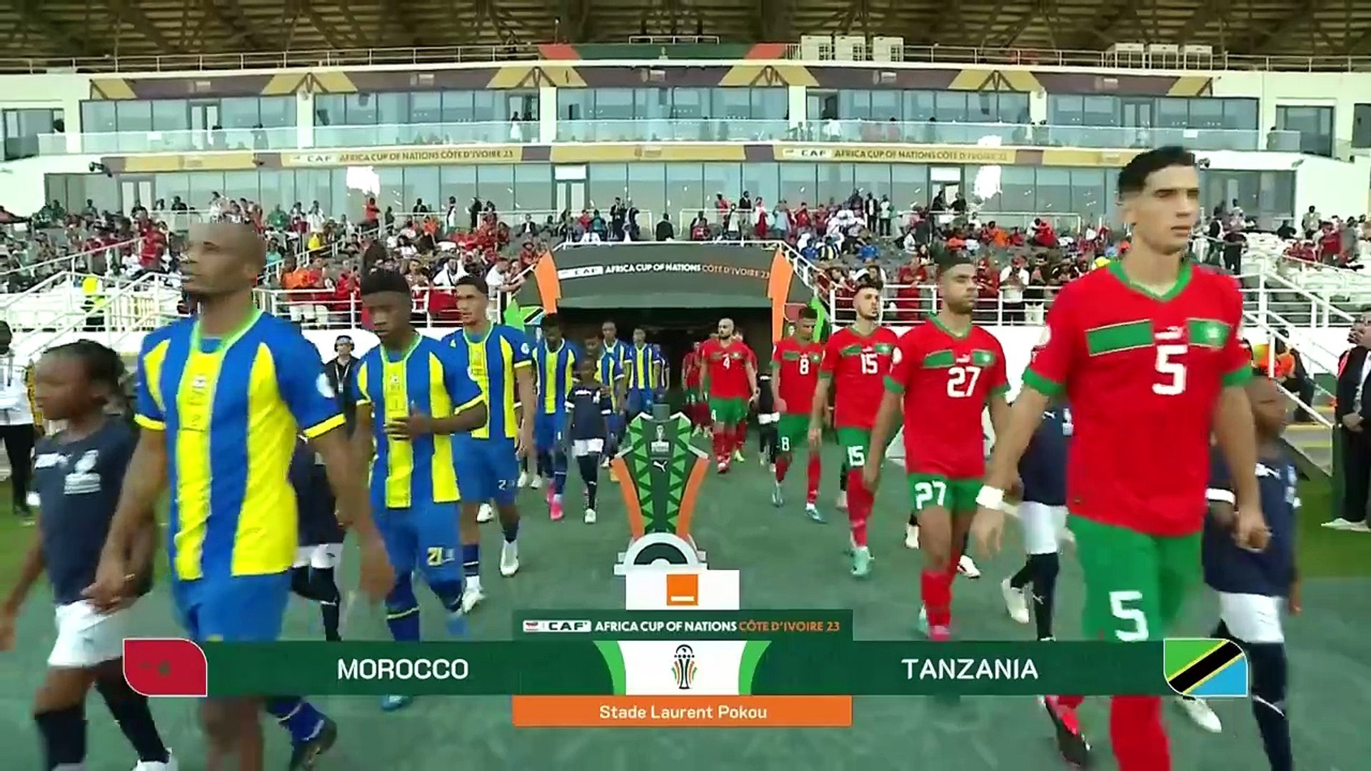 ⁣Morocco vs Tanzania -2024