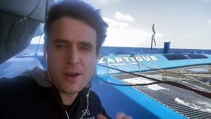 L'Arkea Ultim Challenge Brest : [ONBOARD] TRIMARAN SVR LAZARTIGUE - 21/01/2024