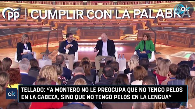 Tellado: A Montero no le preocupa que no tengo pelos en la cabeza, sino que no tengo pelos en la lengua