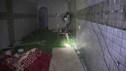 Entrada de los soldados israelíes en el túnel de Hamás