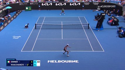 Efficacité diabolique et parcours toujours parfait : comment Sinner a écarté Kachanov