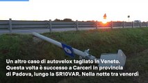 Autovelox abbattuto a Carceri, Padova: ? l'ennesimo caso