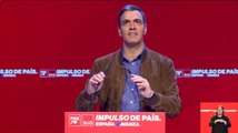 Pedro Sánchez interrumpe su discurso en la Convención del PSOE por una urgencia médica