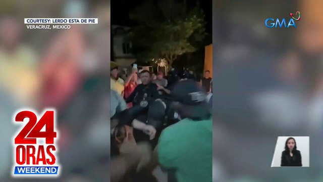 Mga pulis, sinagupa ng mga kapitbahay ng lalaking napatay ng isa raw pulis; munisipyo, sinunog | 24 Oras Weekend