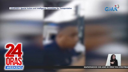Pagsita ng MMDA sa isang marked vehicle na dumaan sa EDSA Busway, nauwi sa pagtatalo | 24 Oras Weekend